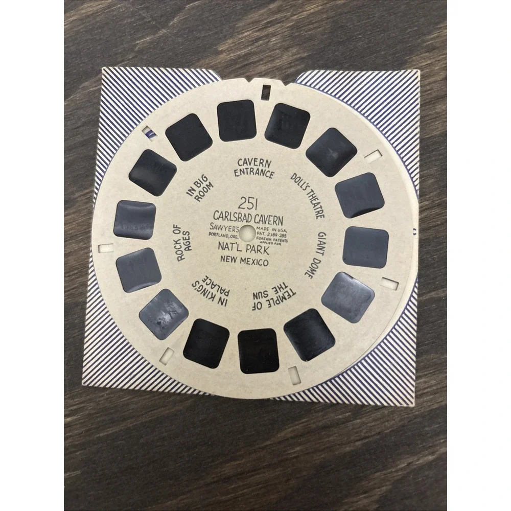 Lot Of 11 Vintage Sawyer's View Master Reels, 7 More Wonders Of The World